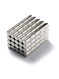 Neodímium henger mágnes 6mm x 8mm