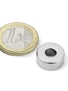 Neodímium gyűrű mágnes 15mm x 6mm x 6mm