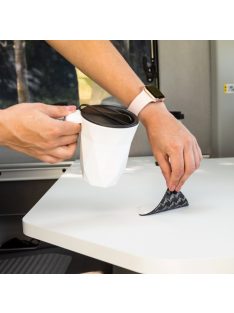 Mágneses műanyag  kávés bögre + tető + alátét