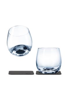   Mágneses kristálypohár WHISKY + alátét – 2 darabos csomag